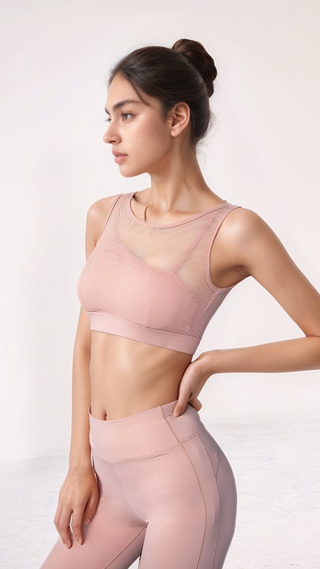 Streamform – High-Waist Leggings – BLACK